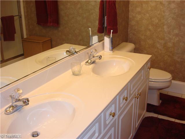 6365 Robinhood Road Pfafftown, NC 27040 - Photo 10 of 16 Master Bath/Spa. There s no need to fight over a sink in this large master bath!