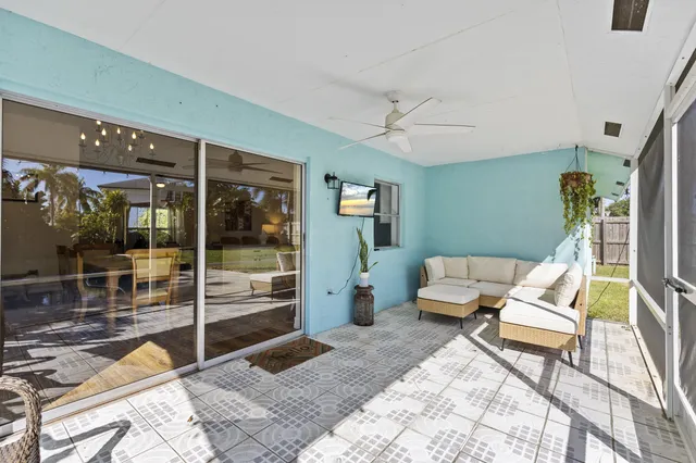 a room with furniture and a rug