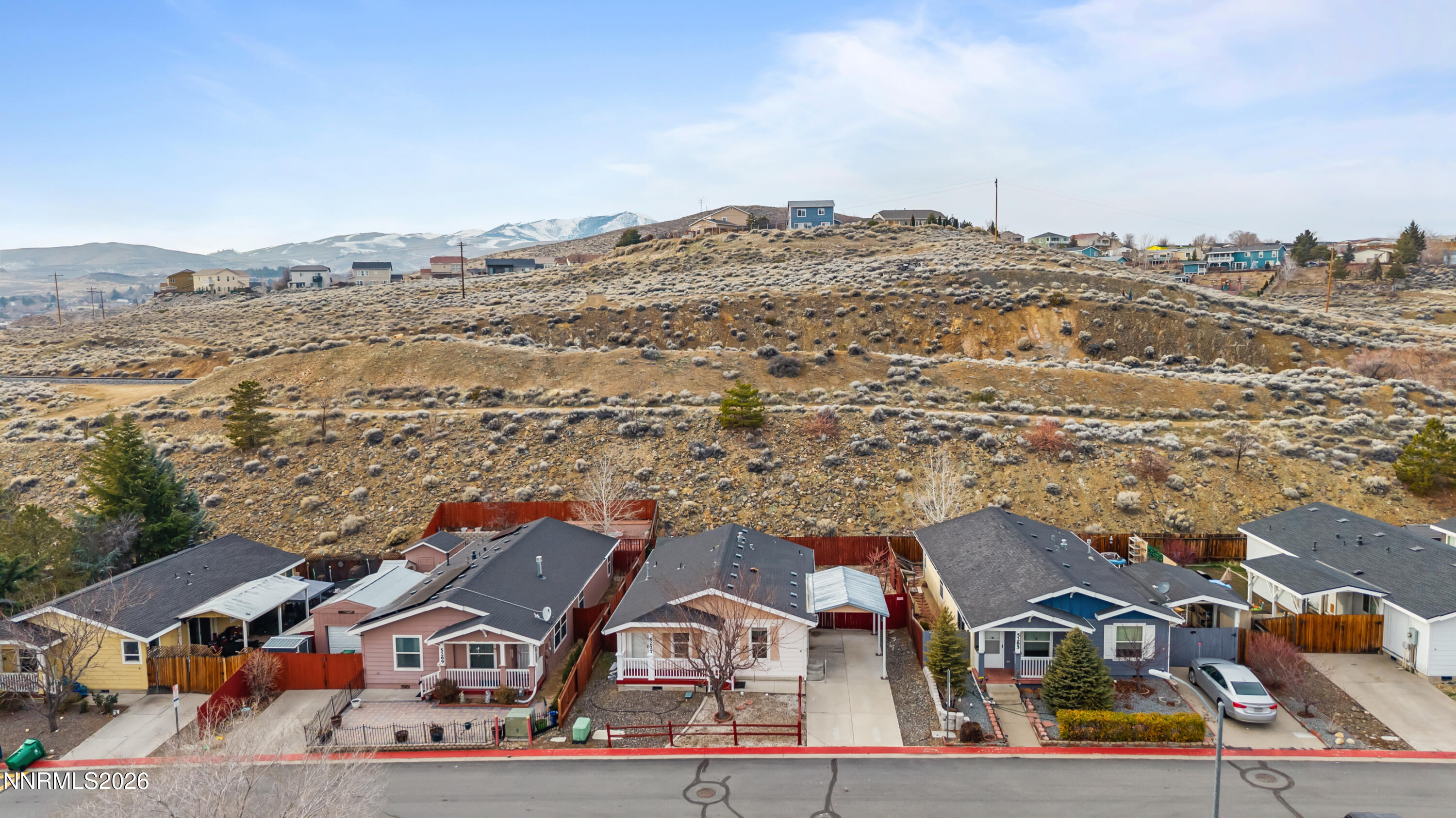 5277 Mt Dana Drive Reno, NV 89506 - Photo 41 of 49 an aerial view of residential houses with outdoor space