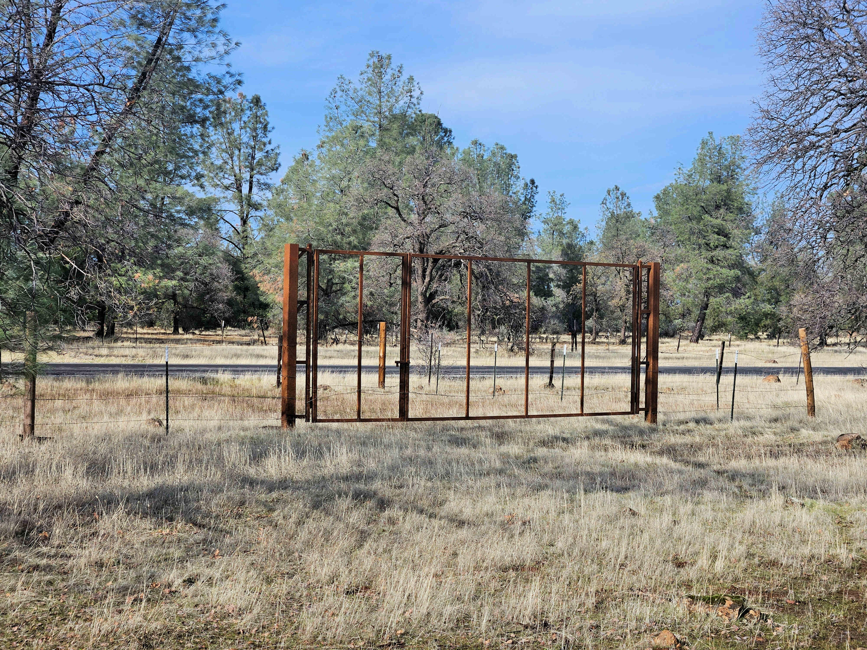 41-acres Ash Creek Road Anderson, CA 96007 - Photo 12 of 24 steel gate at Ash Creek Rd