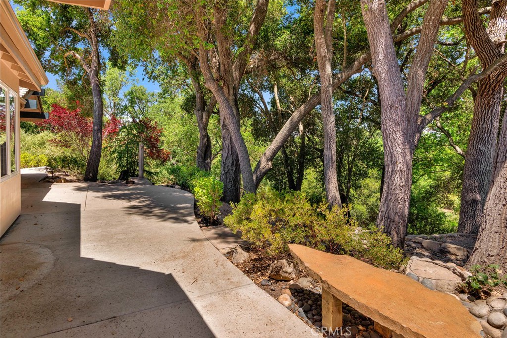 117 Frontier Way Templeton, CA 93465 - Photo 48 of 60 a view of a street with potted plants and large trees