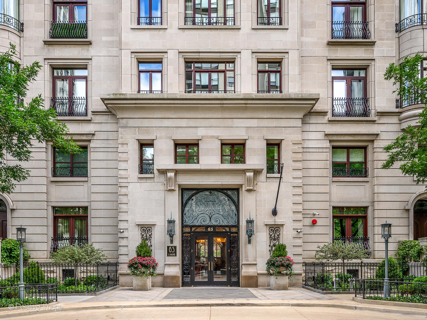 65 East Goethe Street, Unit 8N Chicago, IL 60610 - Photo 2 of 53 a front view of a building with a garden
