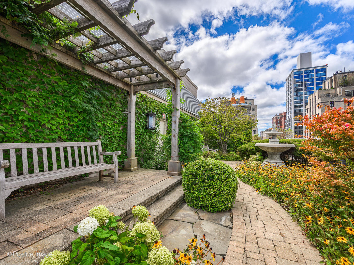 65 East Goethe Street, Unit 8N Chicago, IL 60610 - Photo 49 of 53 a view of a chair and tables in the patio