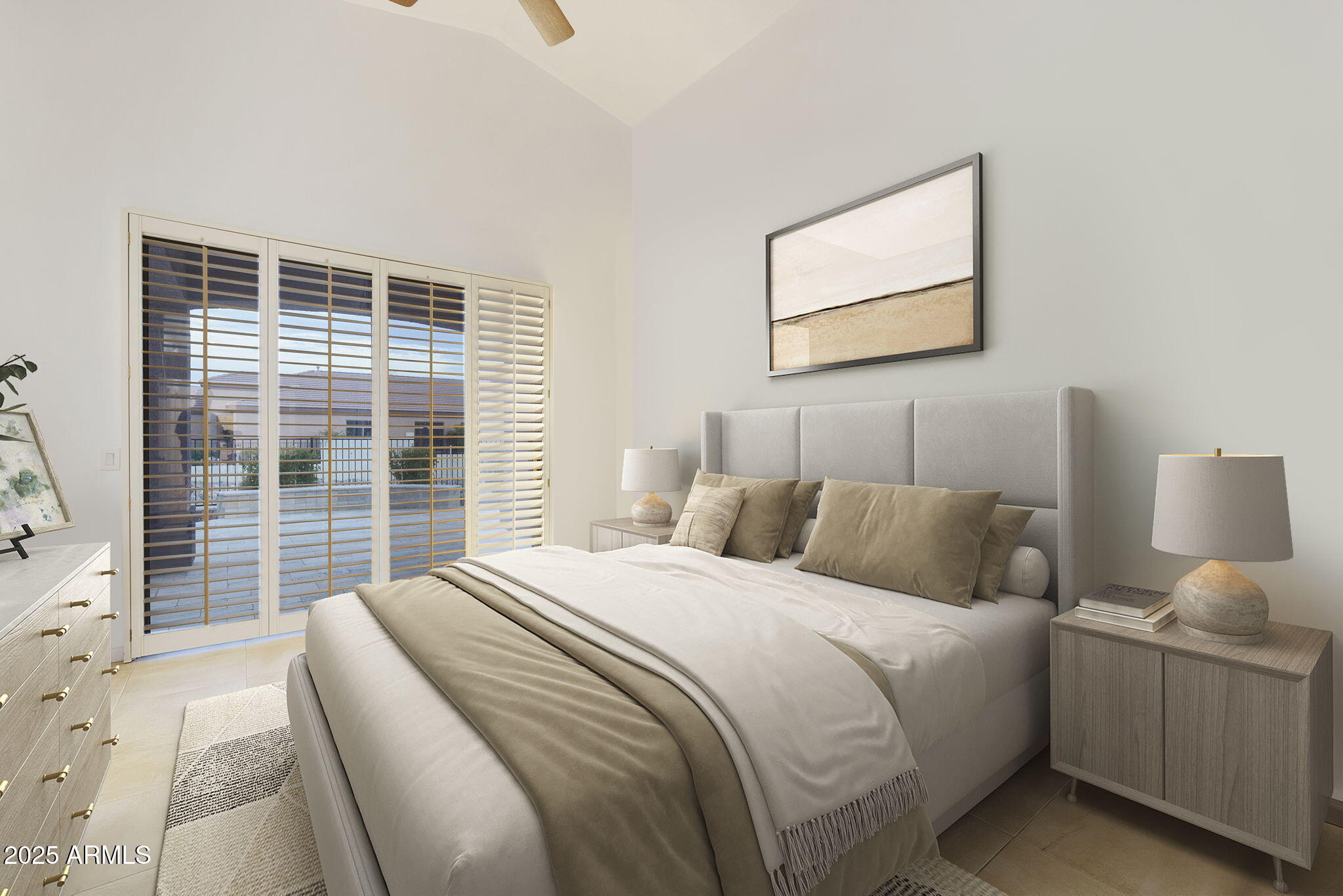 6334 East Viewmont Drive, Unit 57 Mesa, AZ 85215 - Photo 7 of 61 a bedroom with a large bed and a window