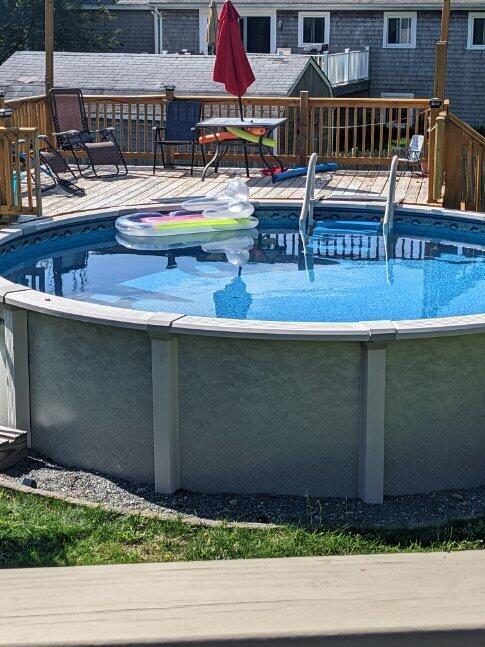 46 Diandy Road Sagamore Beach, MA 02562 - Photo 17 of 23 a view of swimming pool with outdoor seating