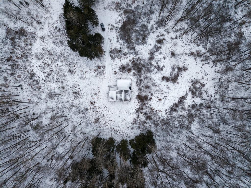 787 Branchton Road Boyers, PA 16020 - Photo 19 of 21 Aerial view of house and clearing
