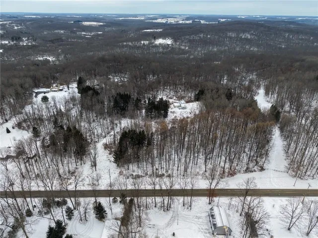 a view of city and mountain