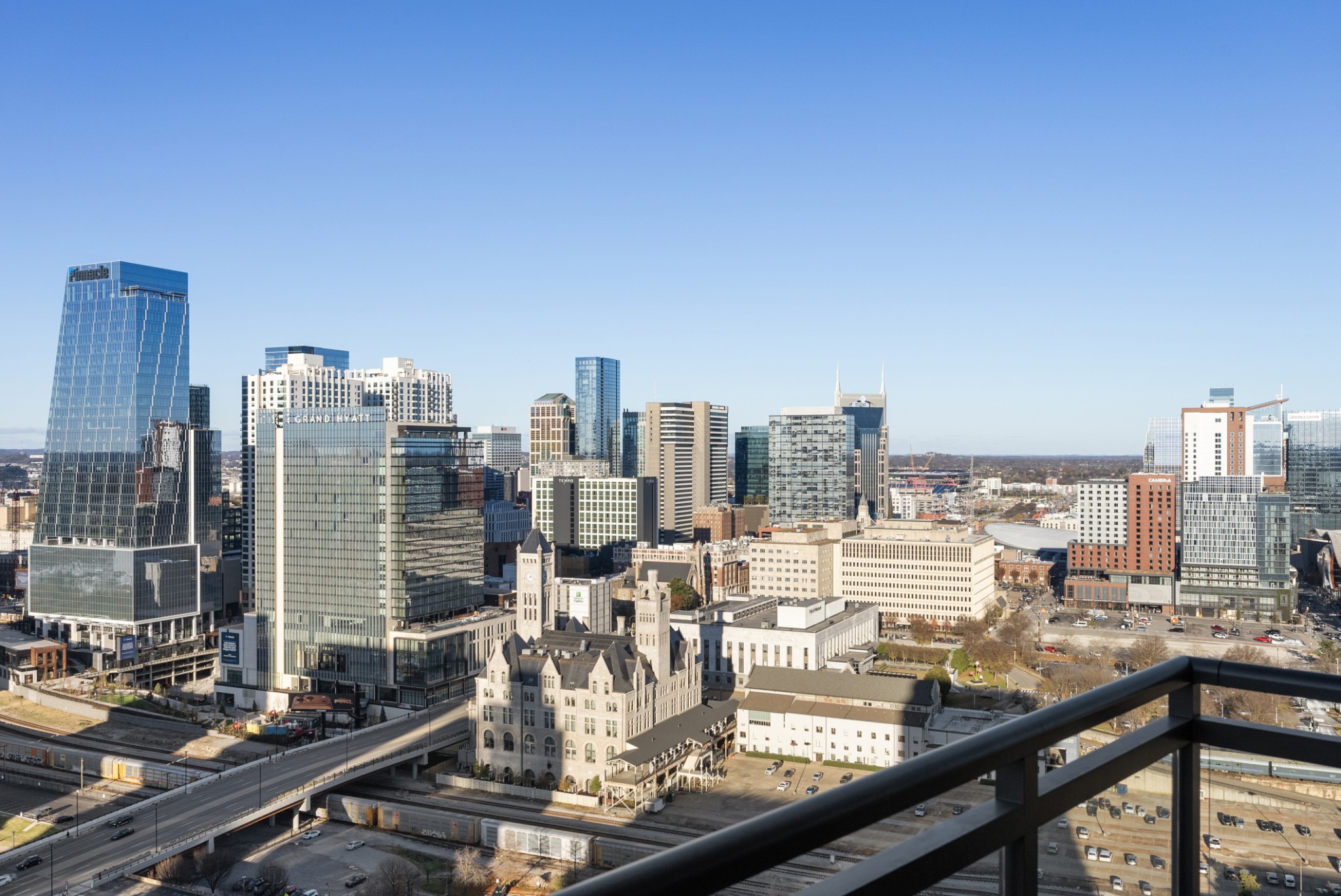 1212 Demonbreun Street, Unit C3D(K) Nashville, TN 37203 - Photo 11 of 33 a view of a city with tall buildings