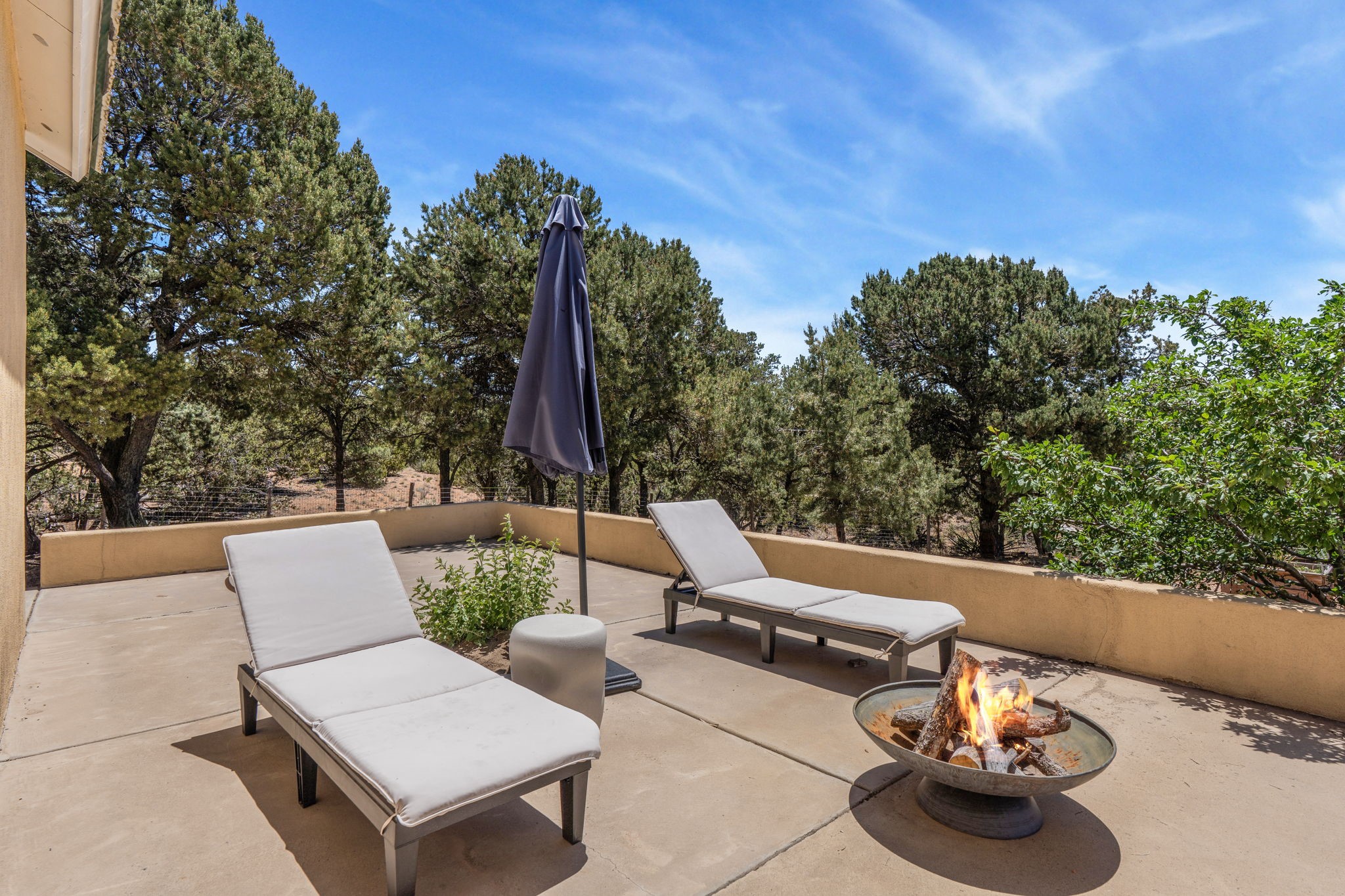 36 San Sebastian Road Santa Fe, NM 87505 - Photo 32 of 60 Rear Patio