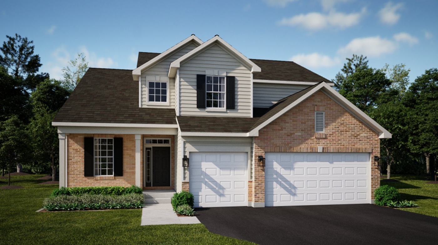 229 Bowers Street Elburn, IL 60119 - Photo 1 of 11 a front view of a house with a yard and garage