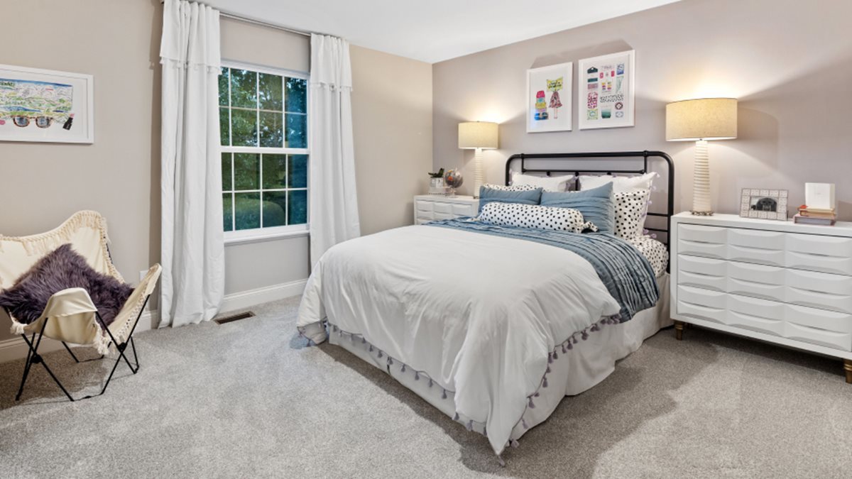 229 Bowers Street Elburn, IL 60119 - Photo 8 of 11 a bedroom with a bed and a window