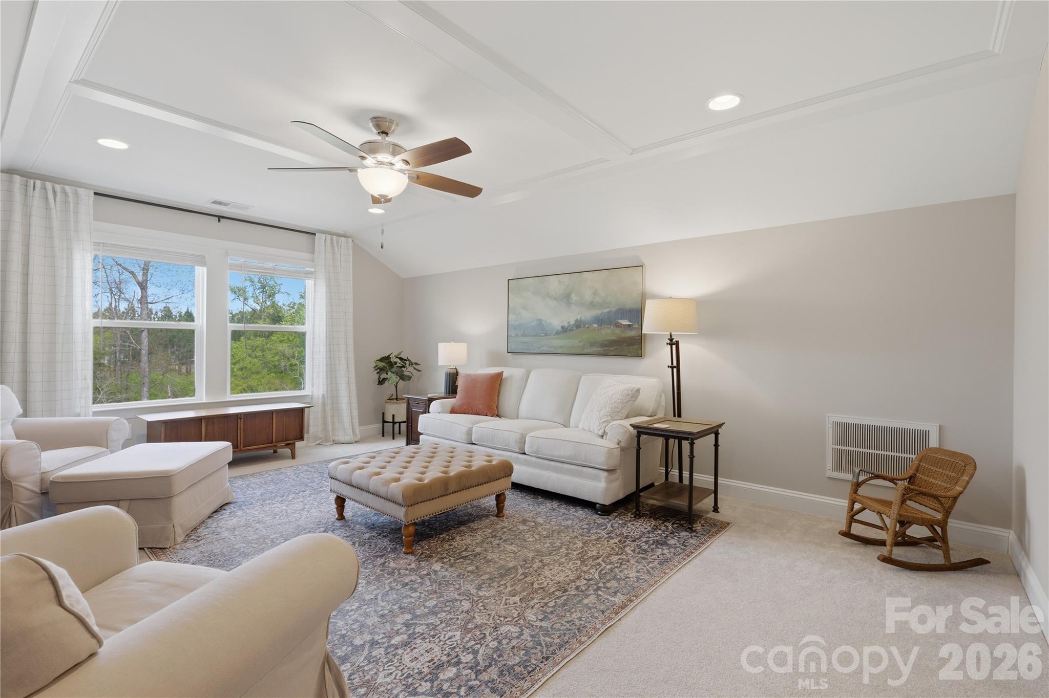 3023 Eagle Ridge Lane Indian Trail, NC 28079 - Photo 33 of 47 a living room with furniture and a large window