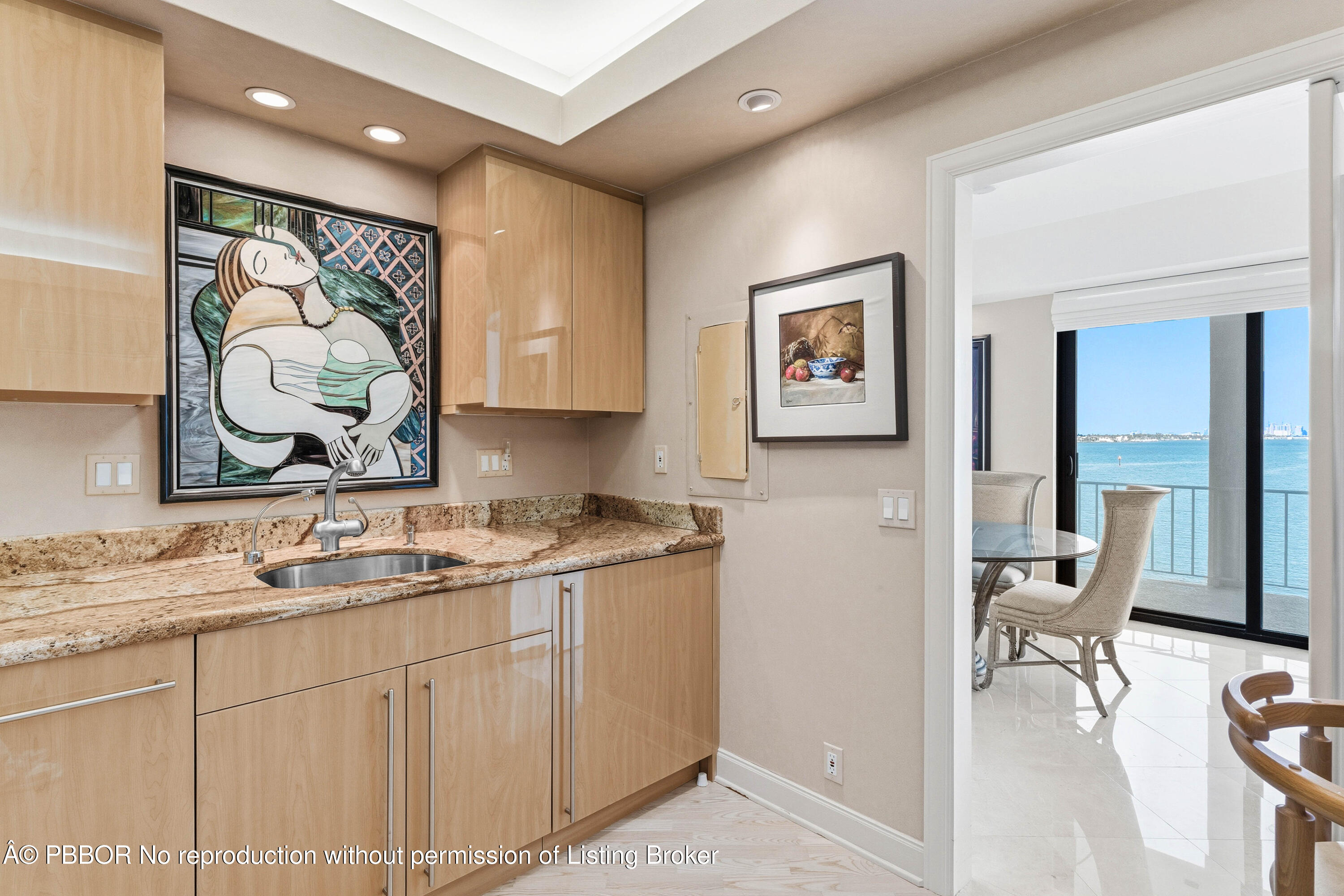 2150 Ibis Isle Road, Unit 15 Palm Beach, FL 33480 - Photo 15 of 47 a view of kitchen with breakfast area