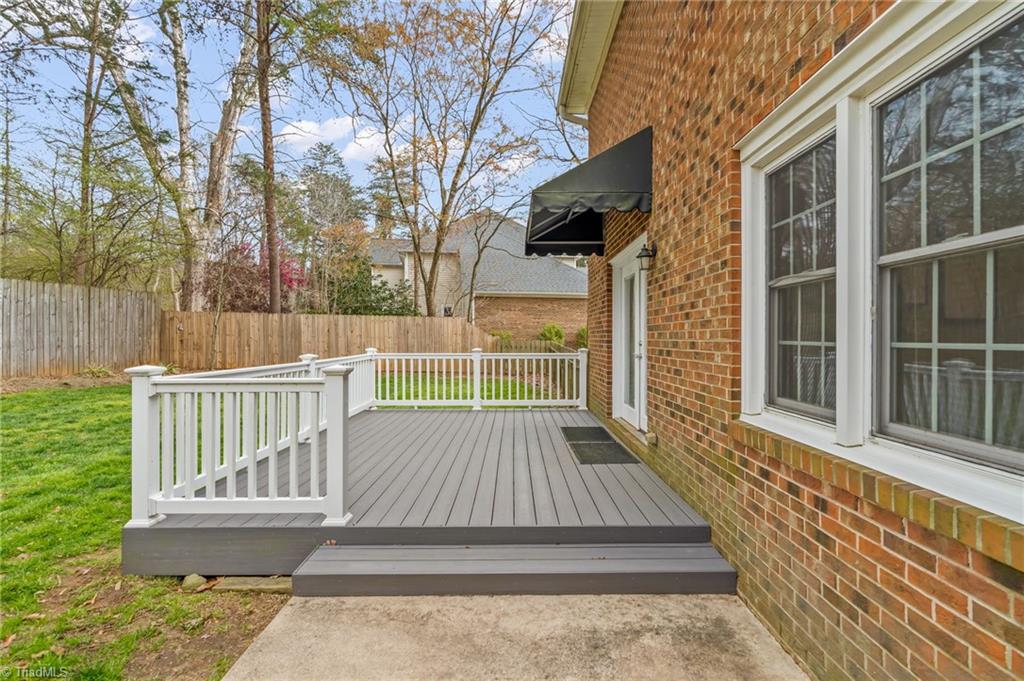 3840 Sandlewood Road High Point, NC 27265 - Photo 42 of 50 Updated Trek Decking!