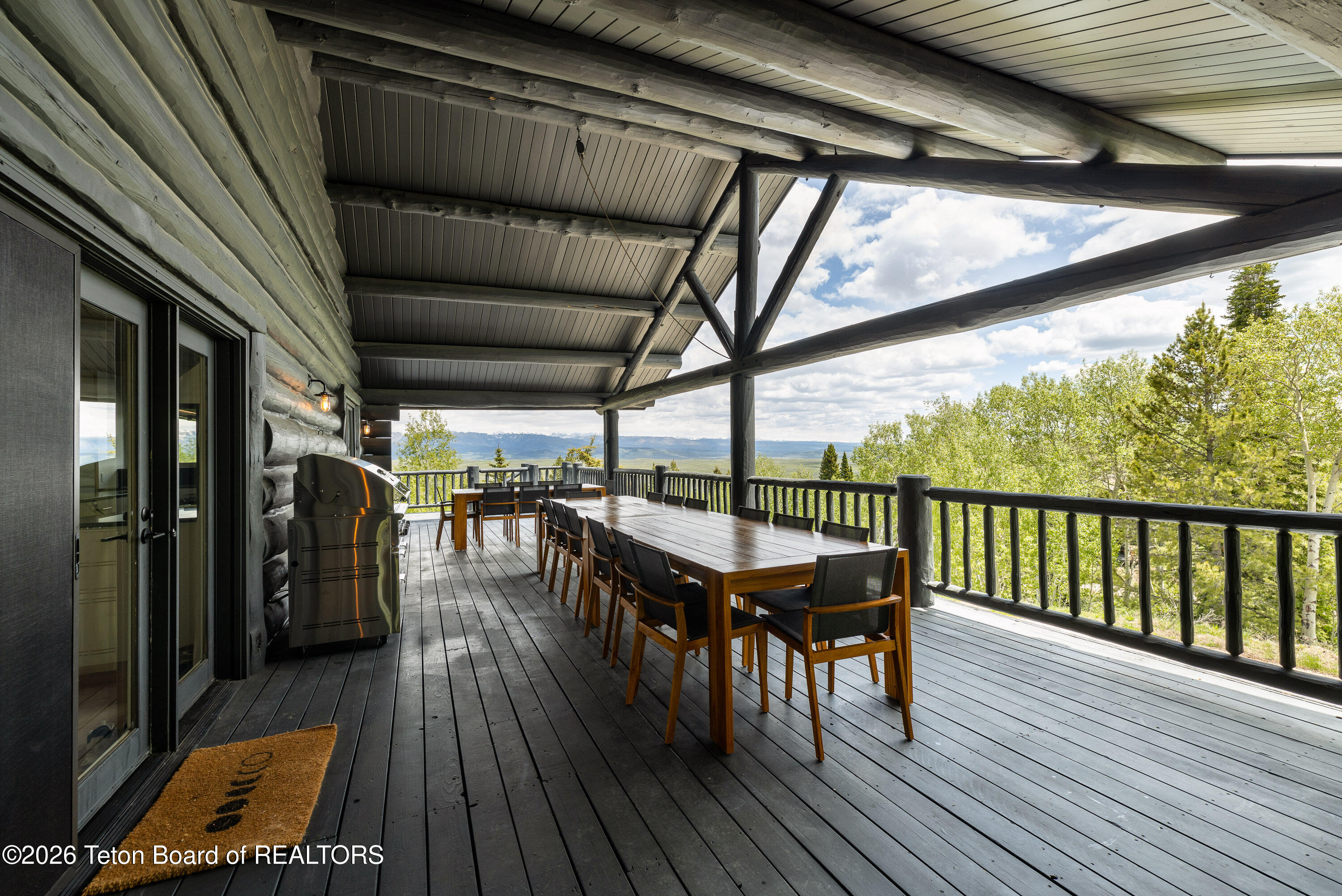101 Miner Creek Road Pinedale, WY 82941 - Photo 14 of 63 Covered Deck + Dining