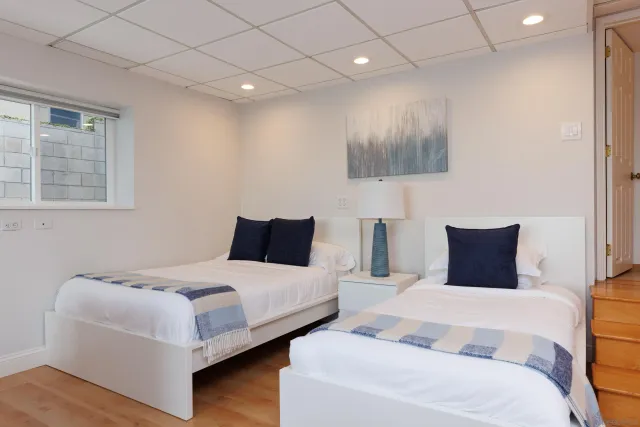 a swimming pool with outdoor seating and yard