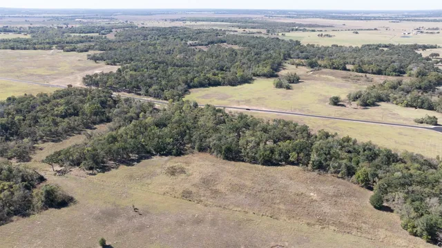 a view of a dry yard