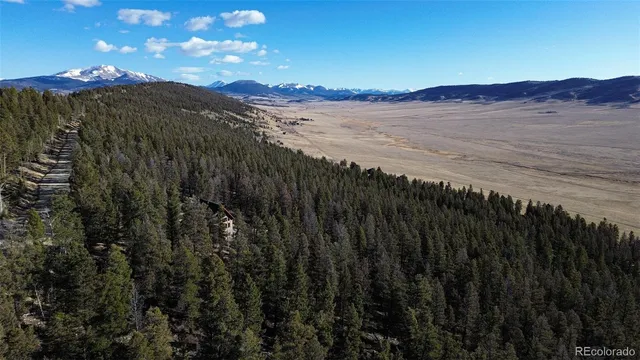 a view of a lake with a mountain
