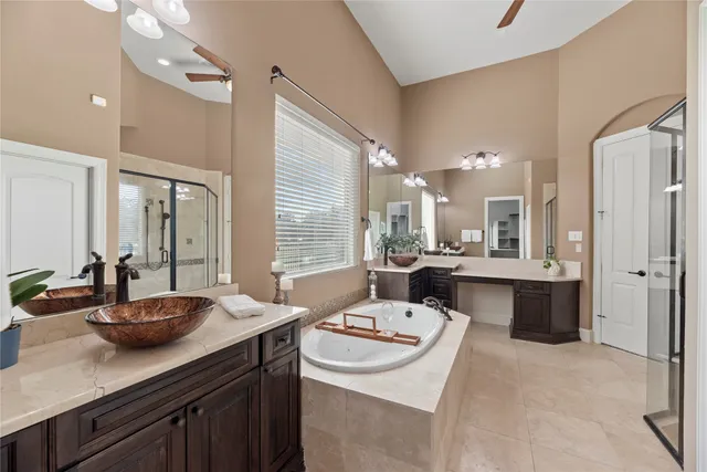 a kitchen with a sink and living room