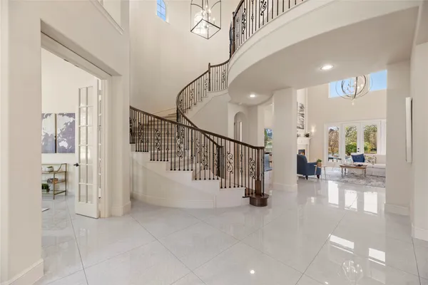 a view of entryway and hall