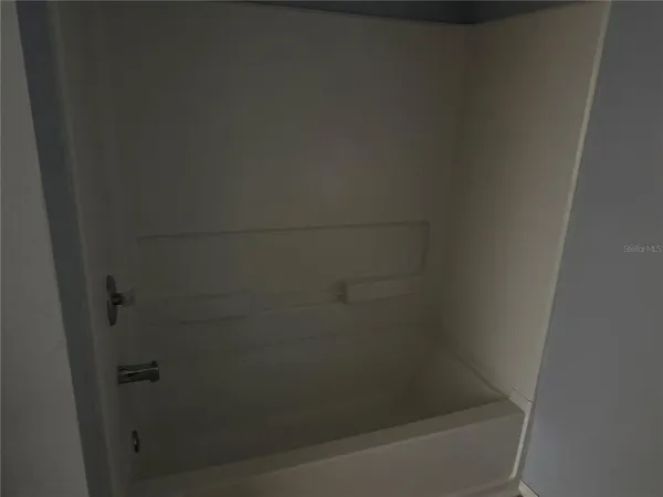 a close up of a bathtub