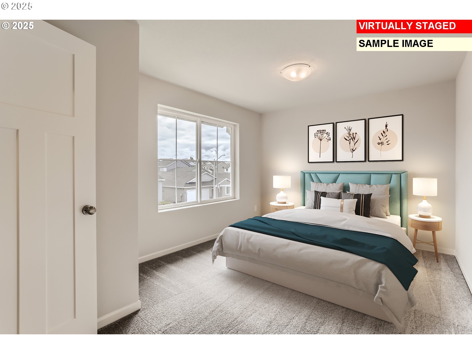 2642 Mount St Helens Avenue Southeast Salem, OR 97302 - Photo 14 of 19 a bedroom with a bed and a window