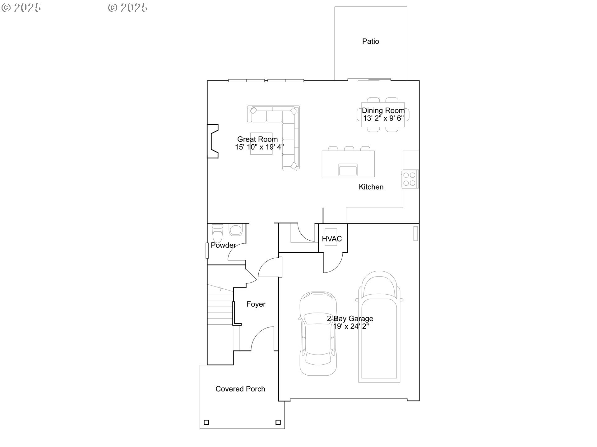 2642 Mount St Helens Avenue Southeast Salem, OR 97302 - Photo 17 of 19 a picture of a floor plan