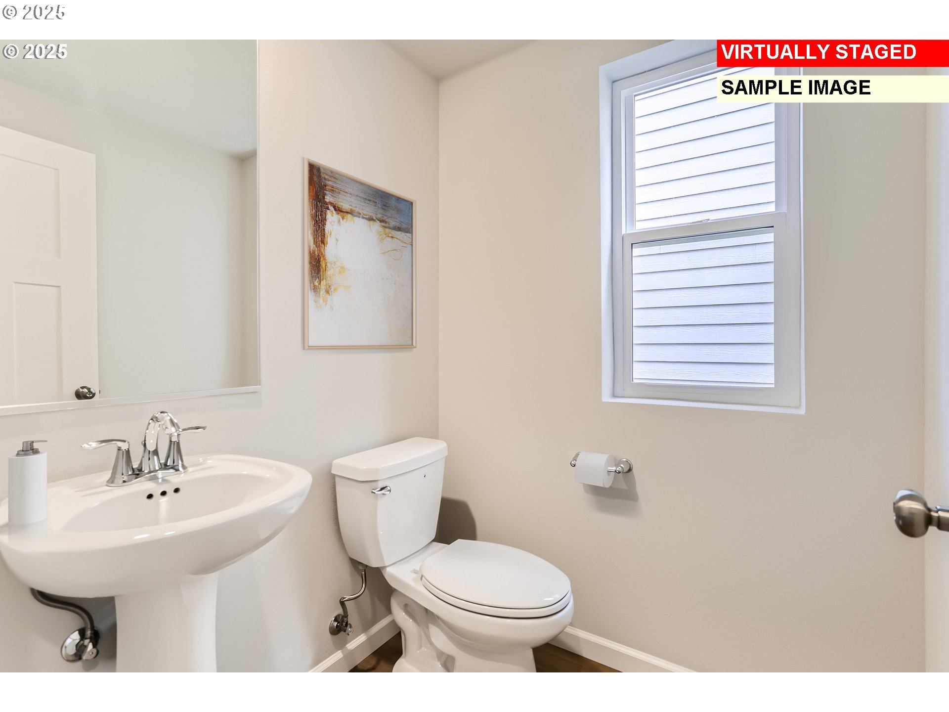 2642 Mount St Helens Avenue Southeast Salem, OR 97302 - Photo 6 of 19 a bathroom with a sink and a toilet