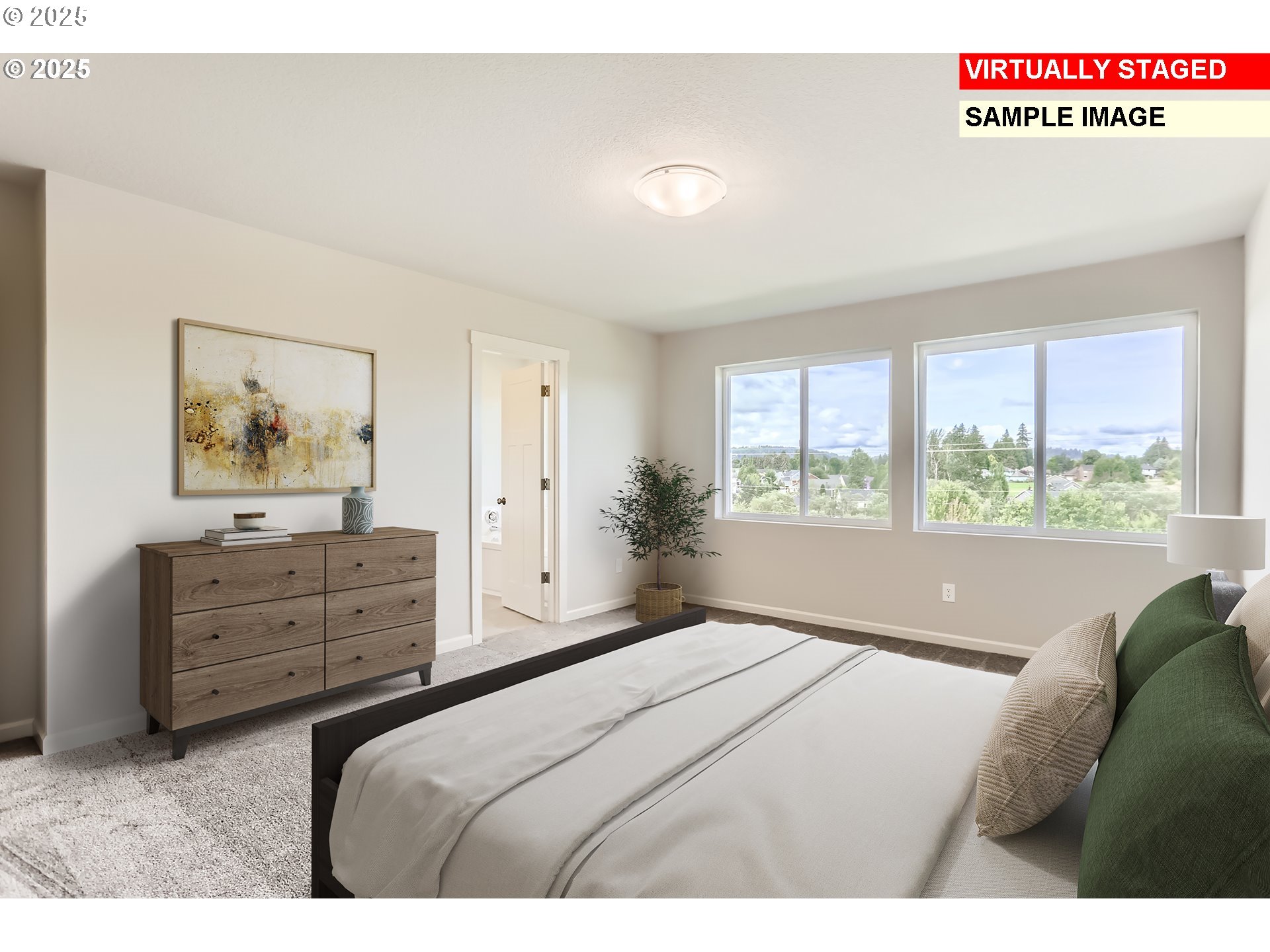 2642 Mount St Helens Avenue Southeast Salem, OR 97302 - Photo 9 of 19 a bedroom with a bed and a window