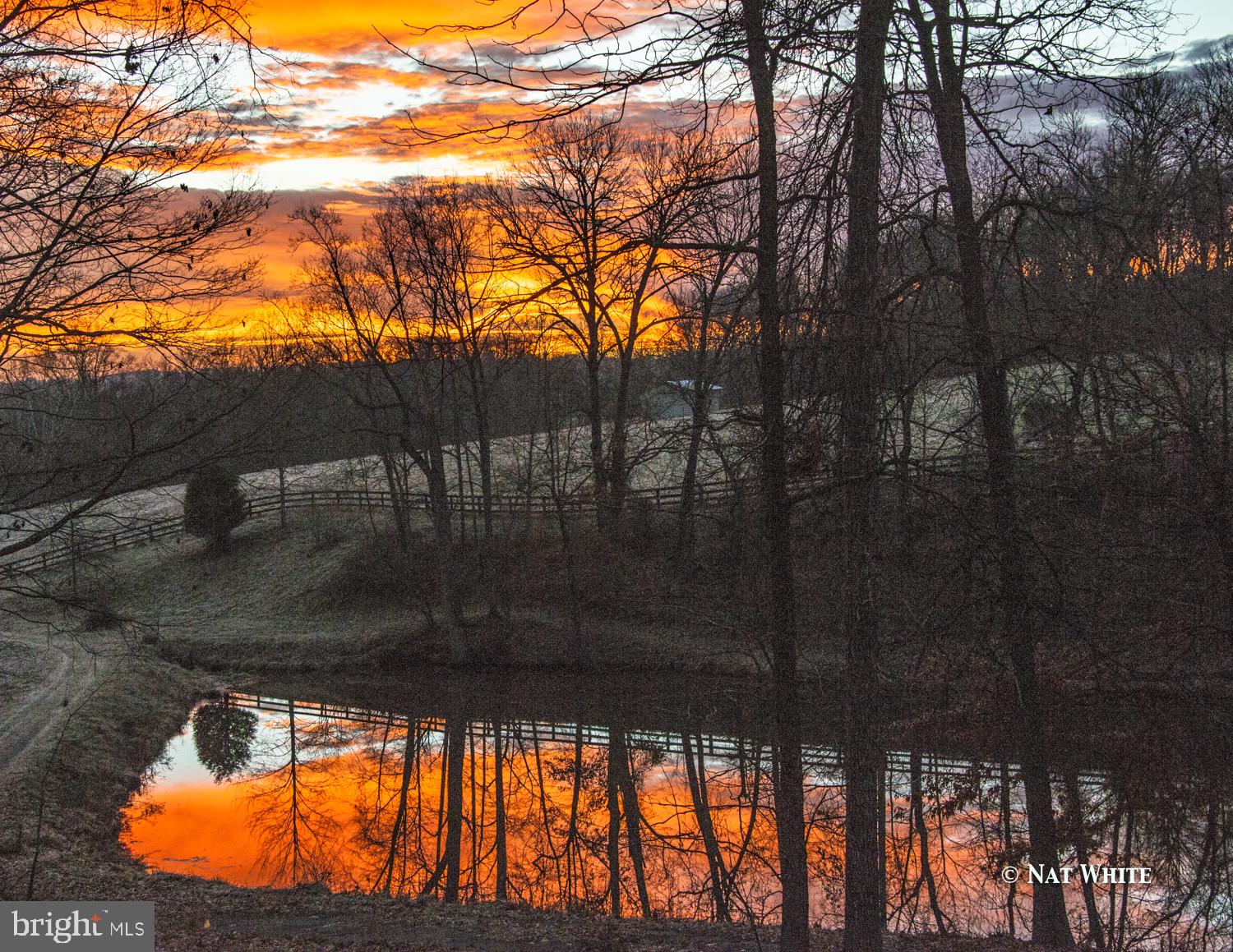 16278 Hampton Road Hamilton, VA 20158 - Photo 14 of 23 Winter sunset reflection on pond