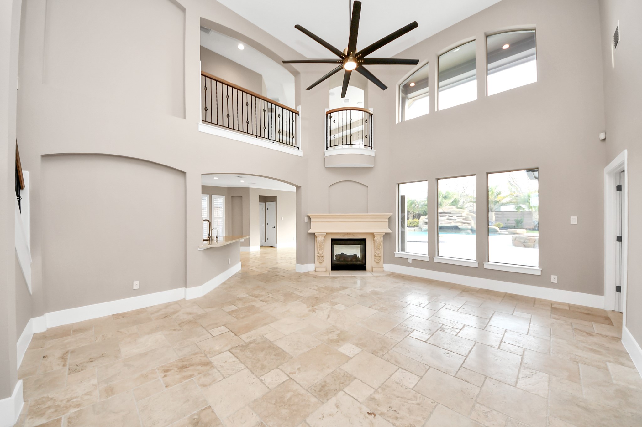 2211 Braer Ridge Drive Katy, TX 77494 - Photo 23 of 50 a view of an empty room with a fireplace