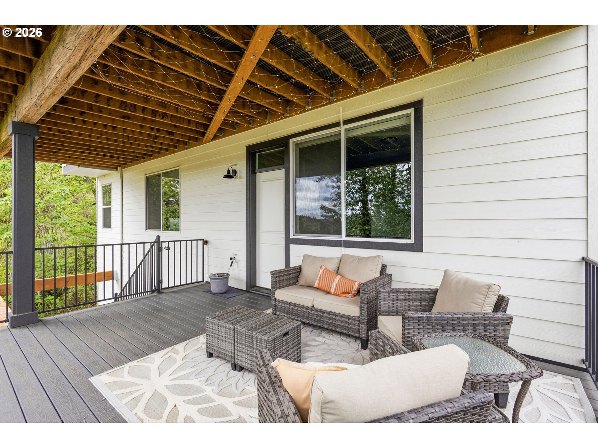 1372 Overview Street Northwest Salem, OR 97304 - Photo 45 of 45 a outdoor living space with patio furniture and wooden floor