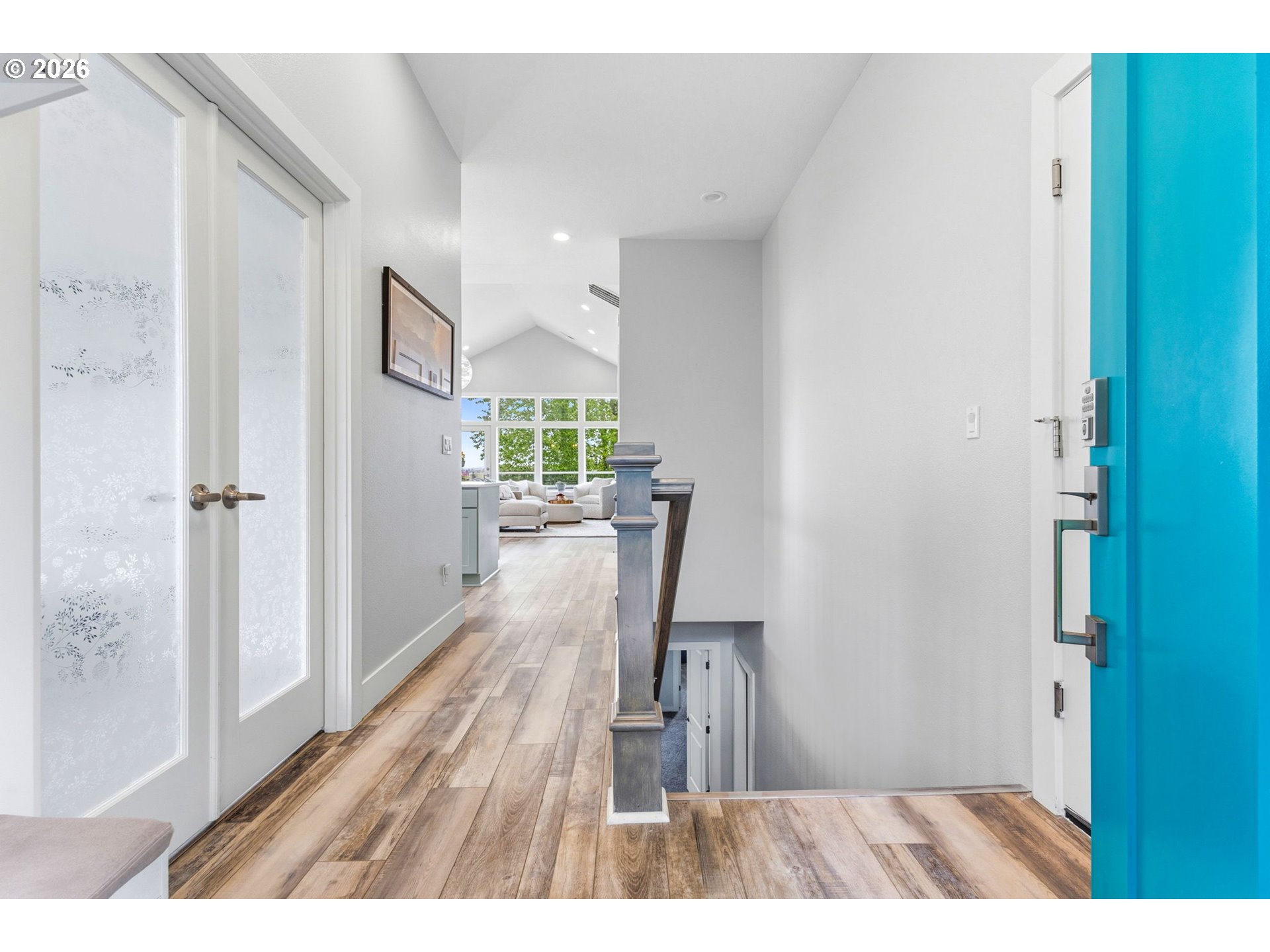 1372 Overview Street Northwest Salem, OR 97304 - Photo 6 of 45 a view of hallway with wooden floor