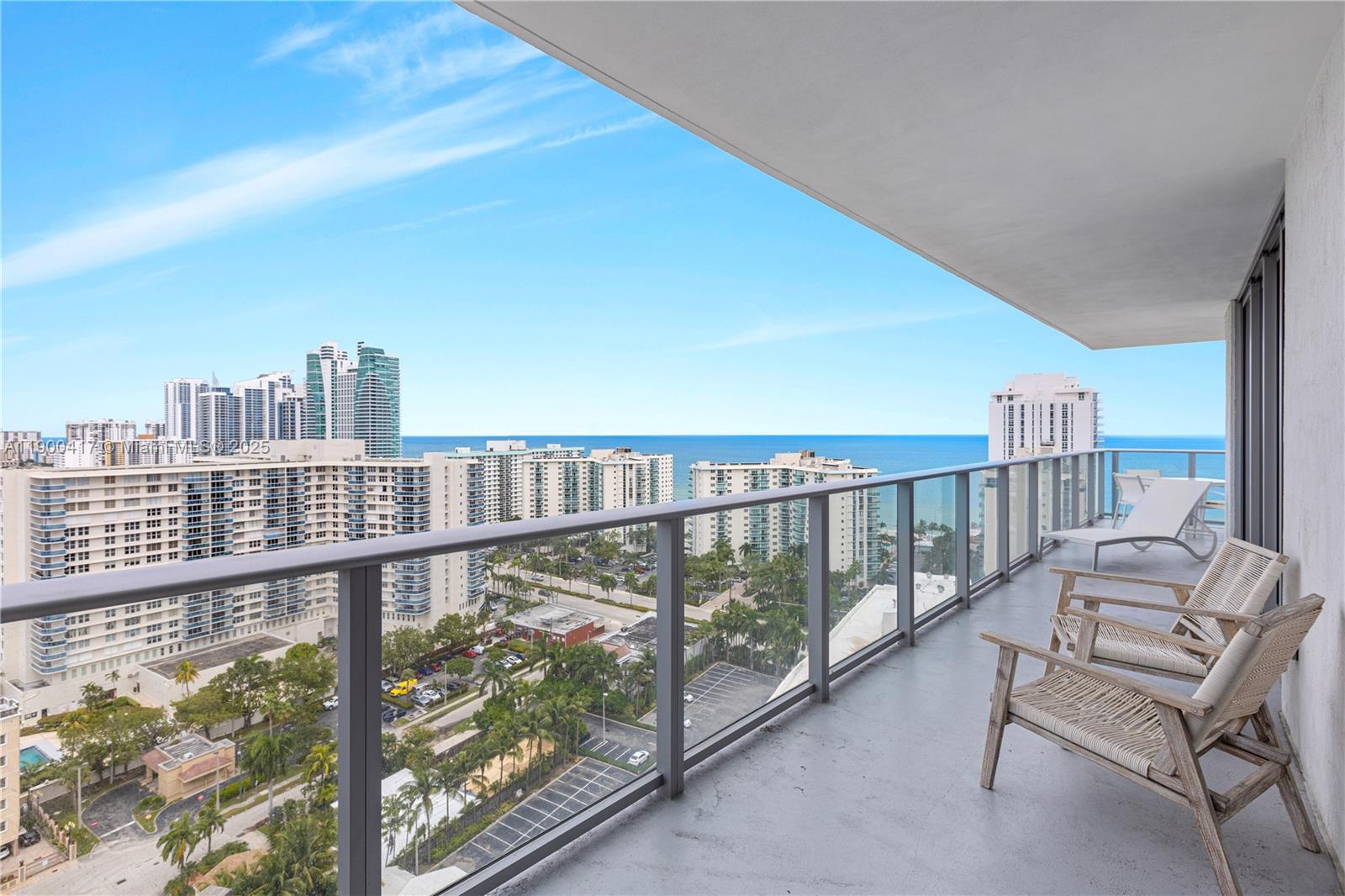 4010 South Ocean Drive, Unit R1701 Hollywood, FL 33019 - Photo 21 of 48 a view of a balcony with city view