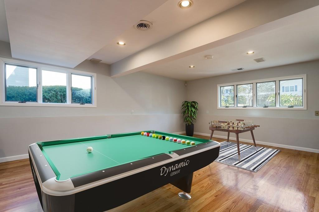 60 Arlo Road Newton, MA 02464 - Photo 12 of 28 a room with pool table and windows