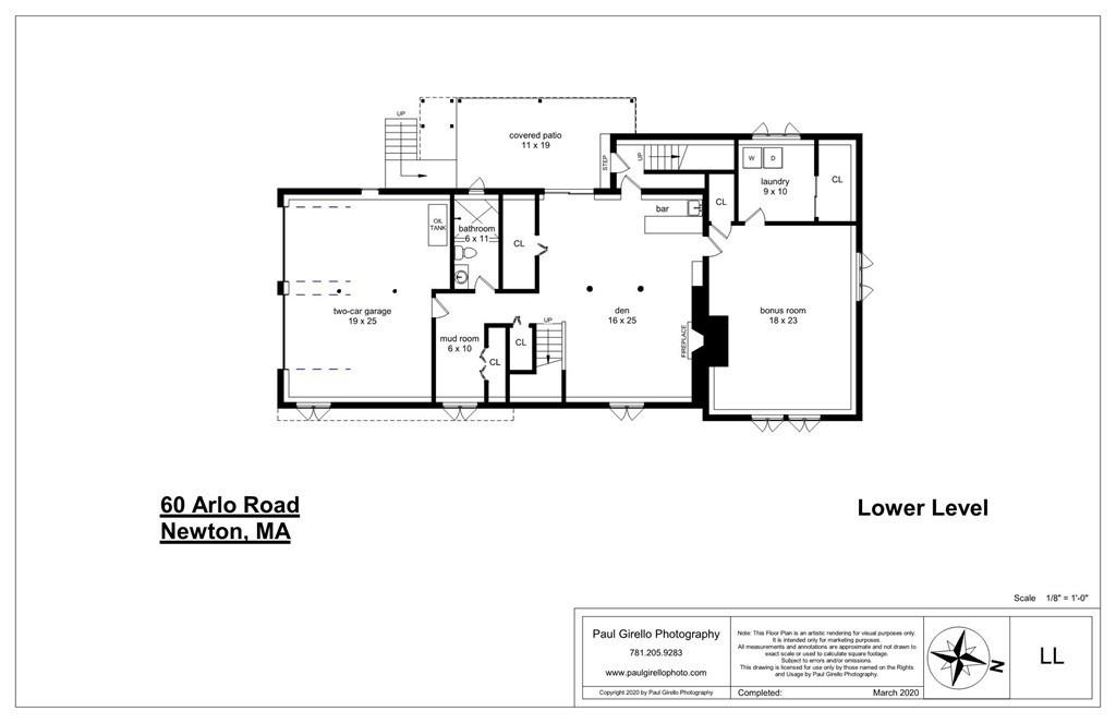 60 Arlo Road Newton, MA 02464 - Photo 28 of 28 a picture of a floor plan