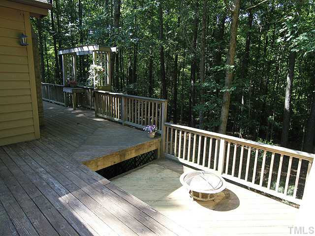 1504 Sharnbrook Court Raleigh, NC 27614 - Photo 22 of 25 More of the Deck. A Place for Your Hot Tub with Private Master BR Access