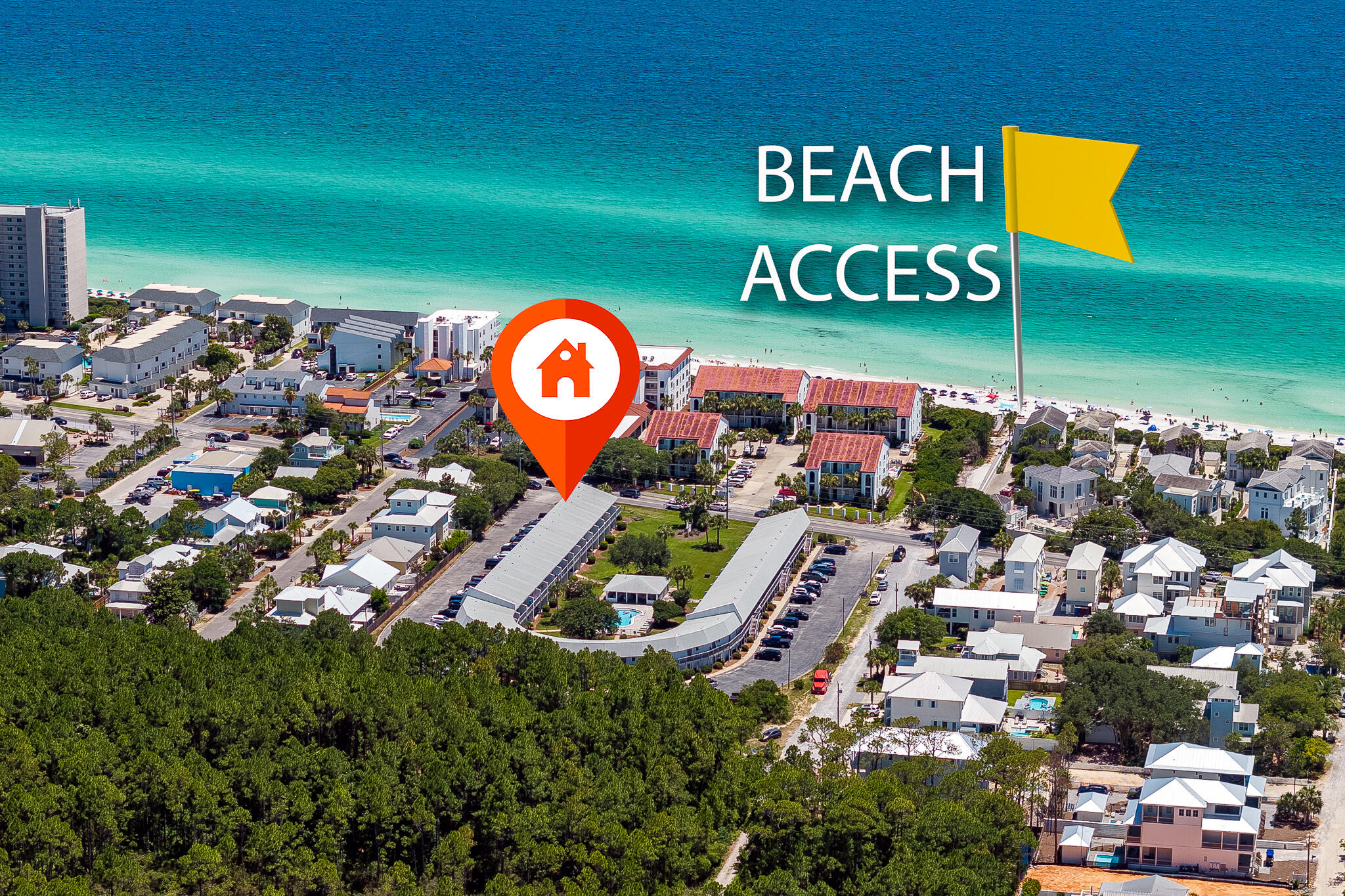 3605 East County Highway 30A, Unit 241 Santa Rosa Beach, FL 32459 - Photo 11 of 23 a view of sign board