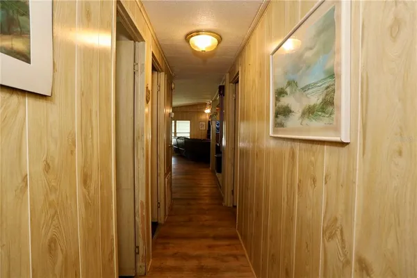 a view of a swimming pool with an outdoor seating