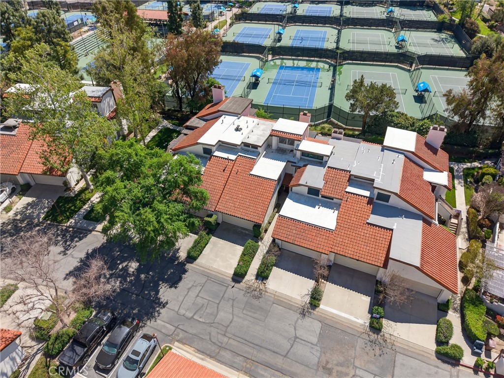 832 Trinity Lane Claremont, CA 91711 - Photo 49 of 51 an aerial view of a yard with table and chairs