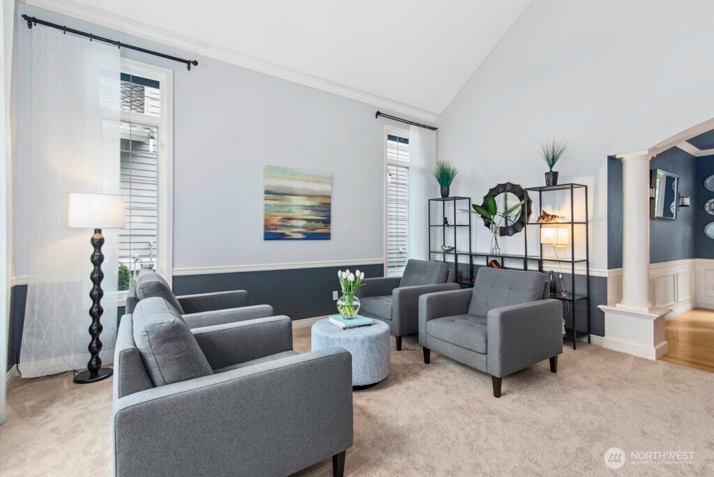 3020 215th Street Southeast Bothell, WA 98021 - Photo 4 of 35 a living room with furniture and a potted plant
