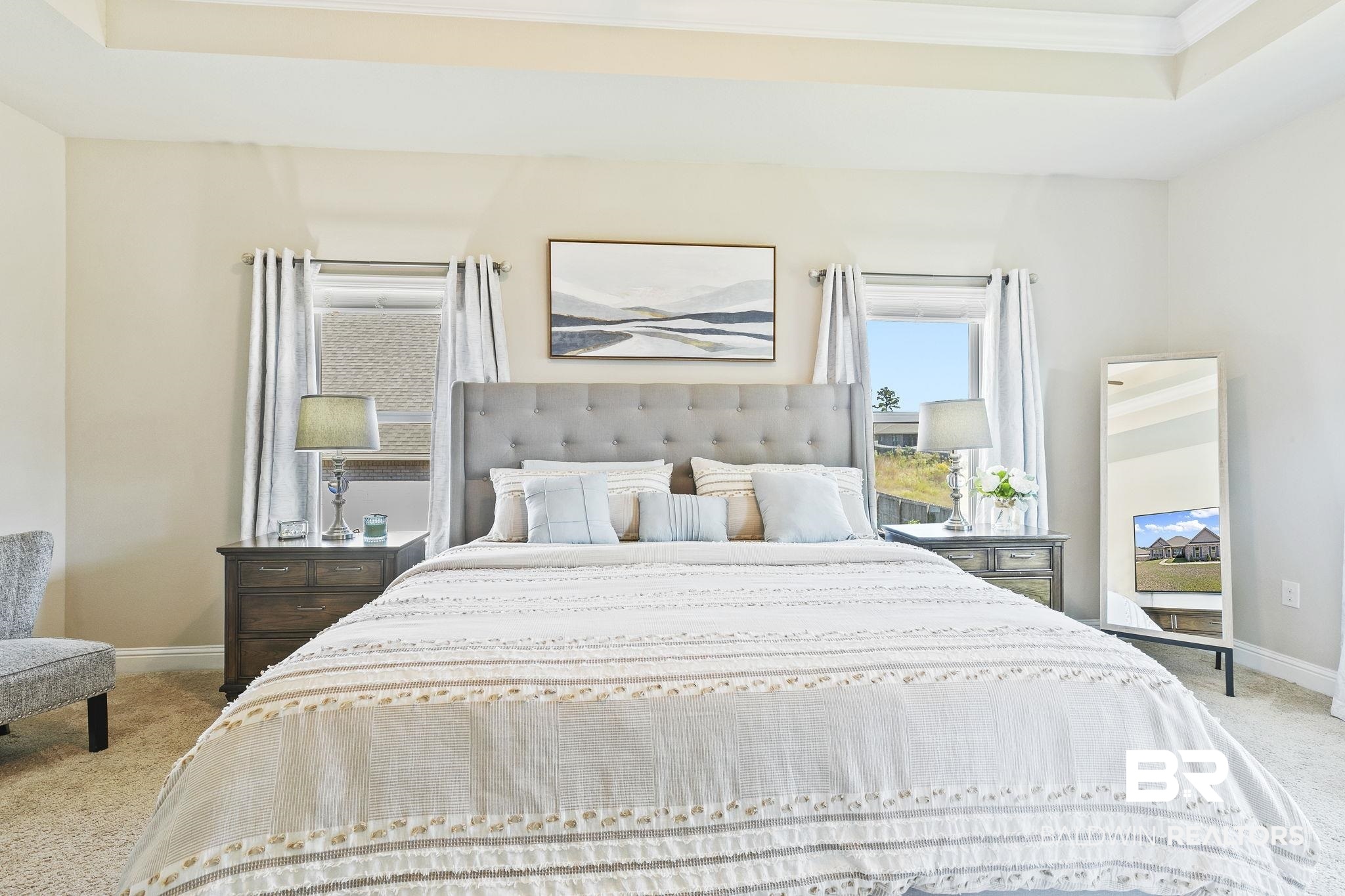 31500 Spoonbill Road Daphne, AL 36527 - Photo 26 of 85 Carpeted bedroom with crown molding