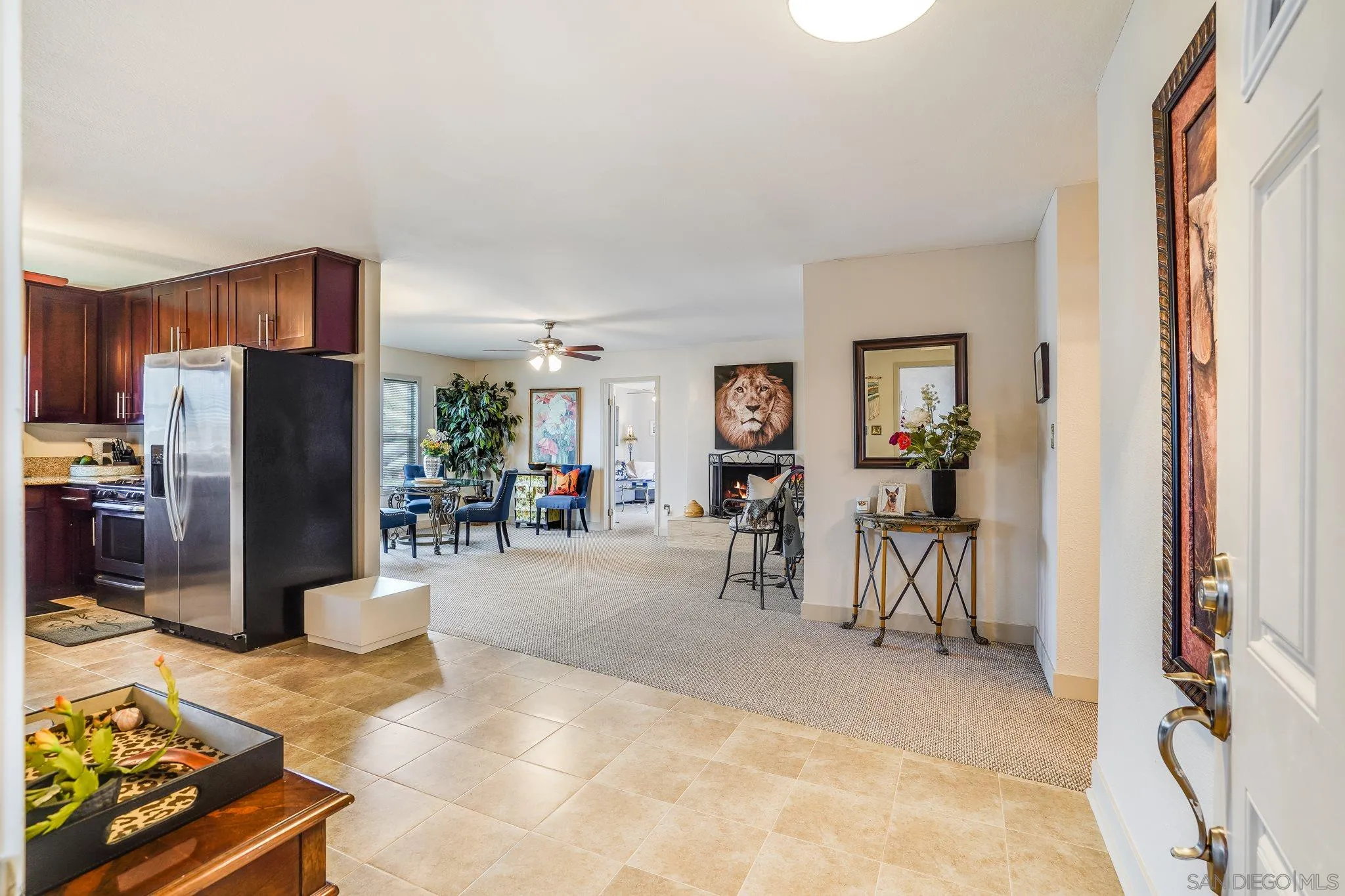 10420 Susie Place Santee, CA 92071 - Photo 4 of 26 a view of a livingroom with furniture and a garage