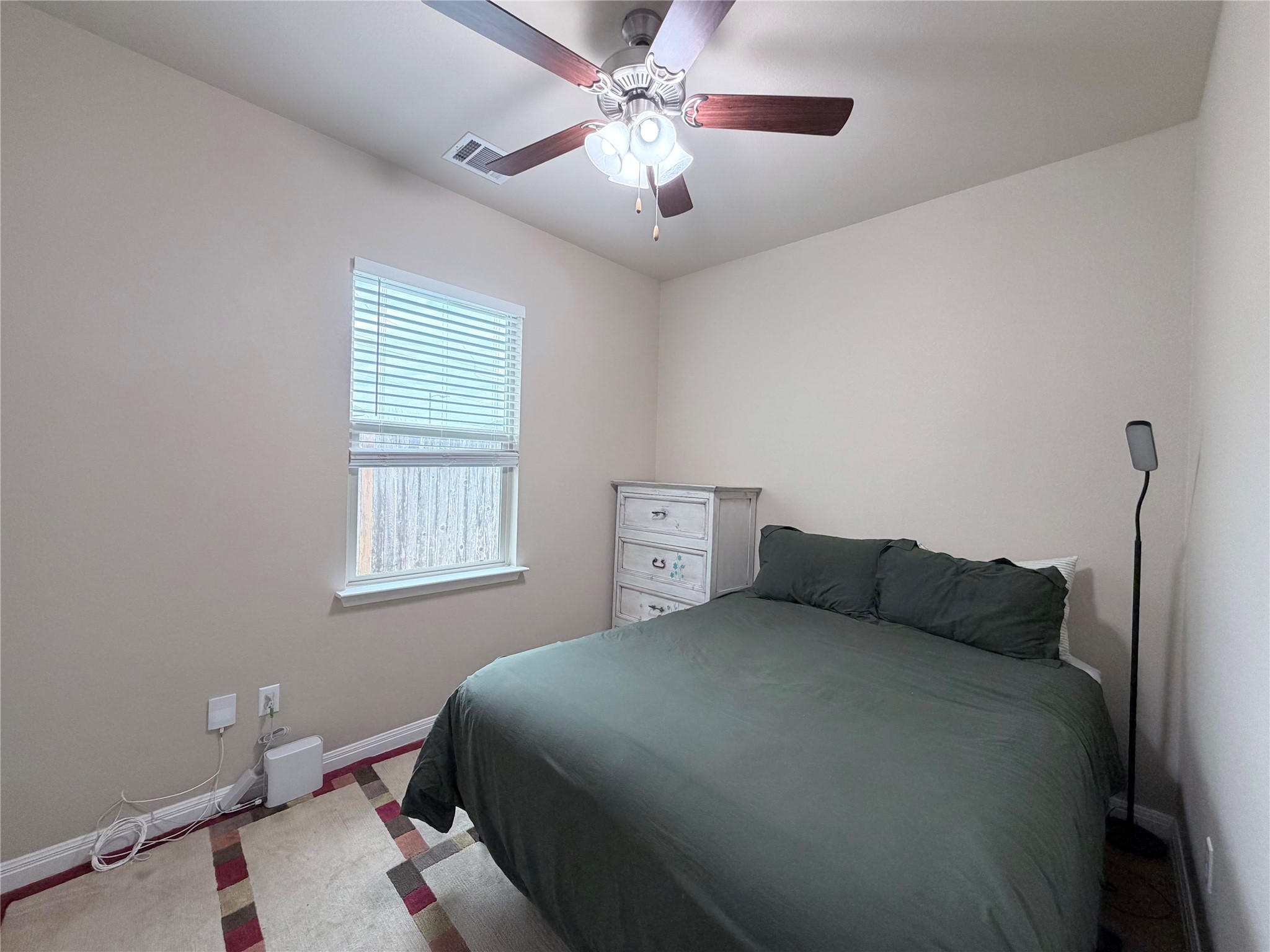 4508 Kind Way, Unit 249 Austin, TX 78725 - Photo 15 of 20 Bedroom #2: Carpet Free with a ceiling fan!