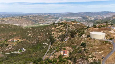 a view of city and mountain