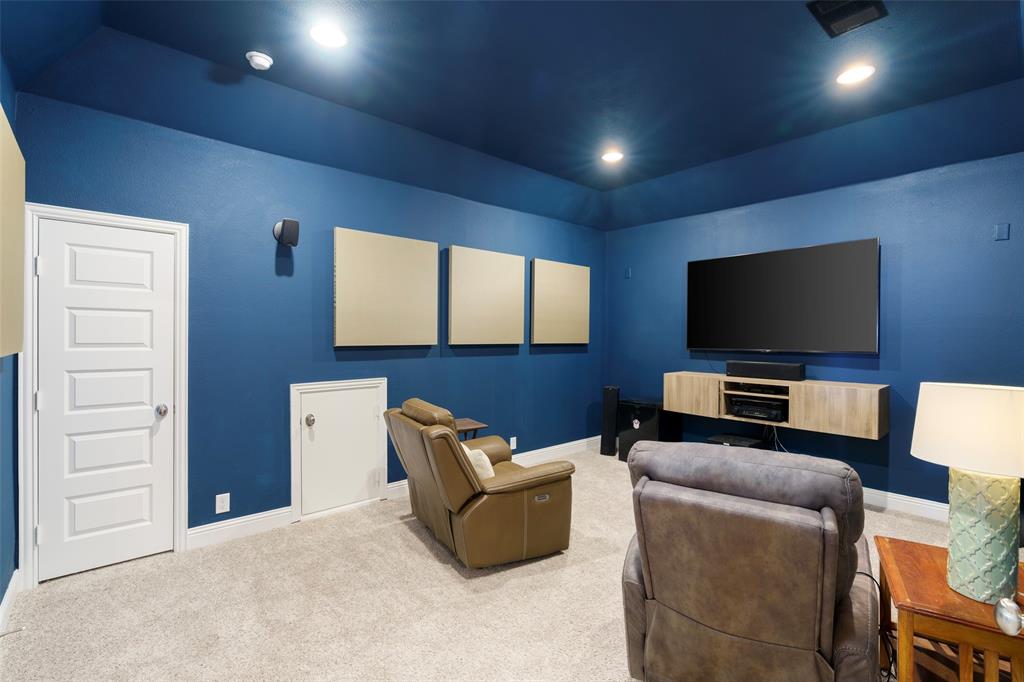 191 Daniel Drive Van Alstyne, TX 75495 - Photo 22 of 30 a living room with furniture and a flat screen tv