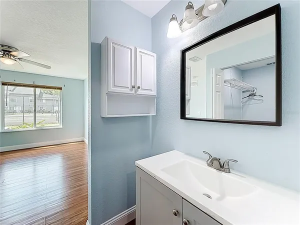 a view of a walk in closet