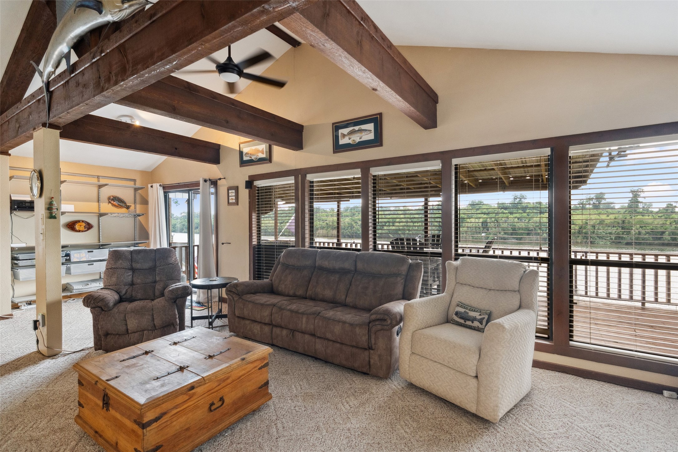 215 Selkirk Road Bay City, TX 77414 - Photo 7 of 36 a living room with furniture and a large window