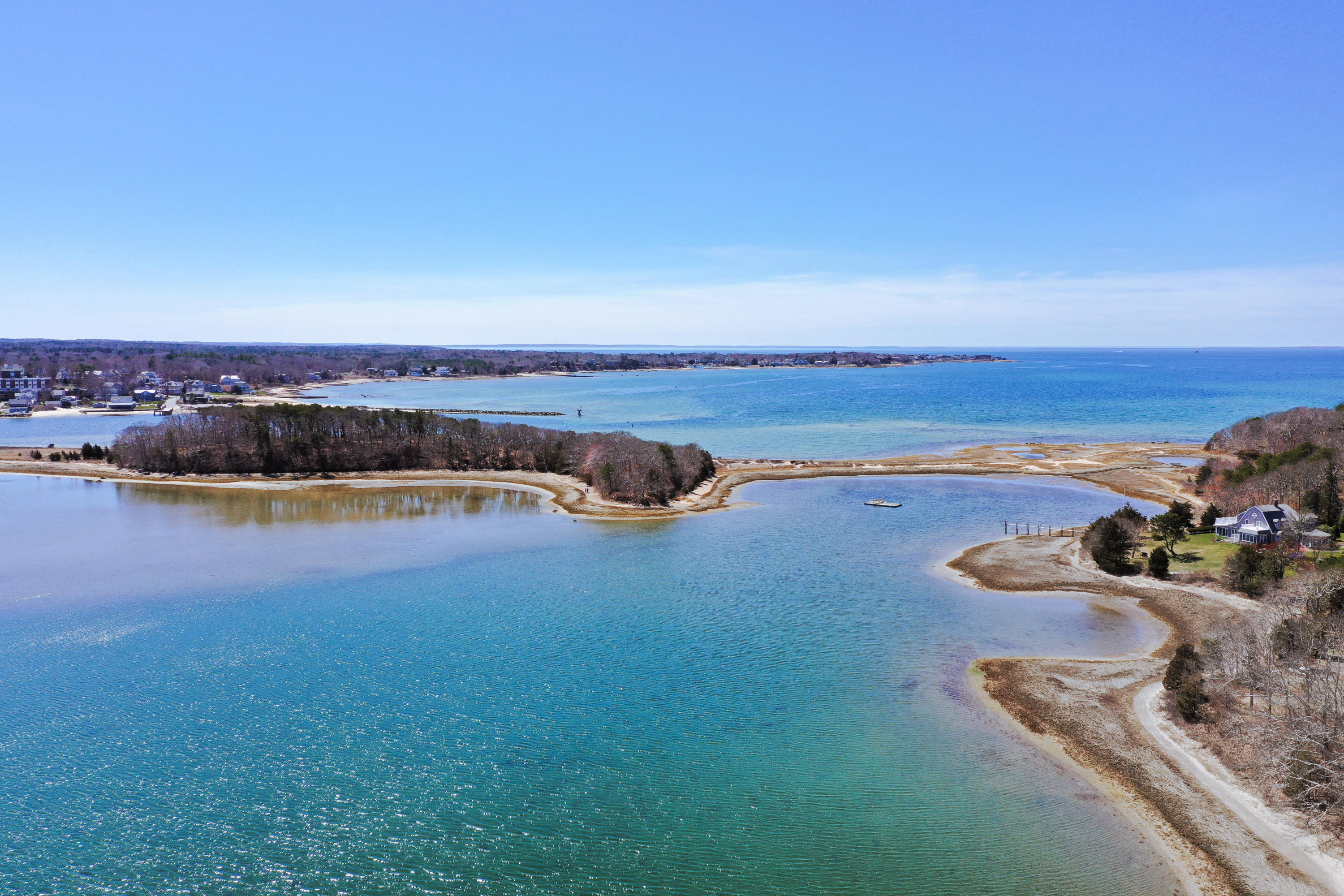 140 Scraggy Neck Road Cataumet, MA 02534 - Photo 4 of 39 an aerial view of a houses with outdoor space
