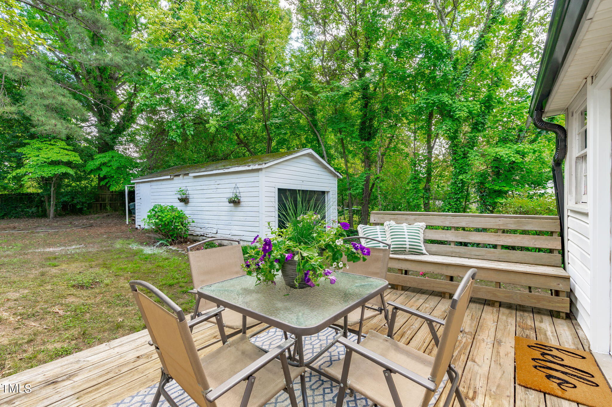 816 Colleton Road Raleigh, NC 27610 - Photo 42 of 49 a view of house with backyard and furniture